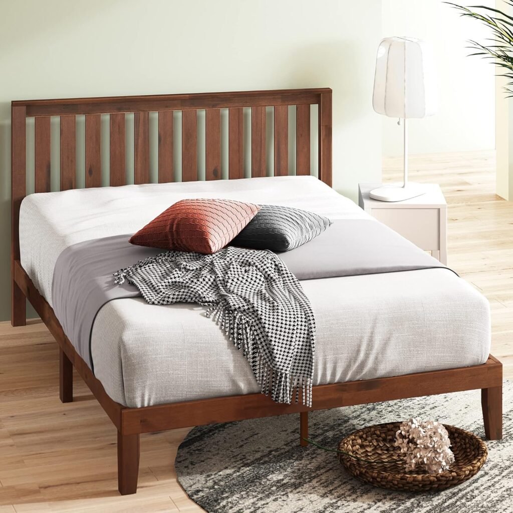 Image 4 Best Mattress, ZINUS Vivek Wood Platform Bed